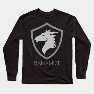 Symbol of Bahamut DnD Dragon God of Justice. Baldurs gate 3 Long Sleeve T-Shirt